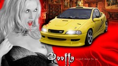 Woman cars Celebrity blondes lingerie sports cars boobs car 