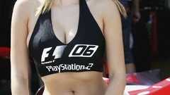 Woman cars cleavage Keeley