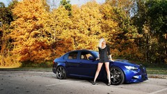 Woman cars custom bmw m3 sports cars blue cars