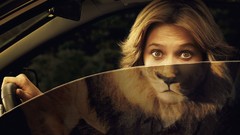 Woman cars funny Photo