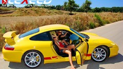 Woman cars girls with