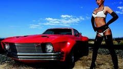 Woman cars girls with cars