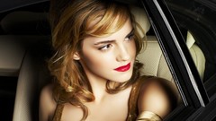 Woman cars lips emma watson