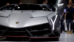 Woman cars motor geneva lamborghini veneno SpeedHunters.com