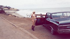 Woman cars Russian blondes models bikini Anja Konstantinova