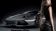 Woman cars sports cars