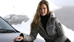 Woman cars Subaru blondes models bar refaeli girls with cars