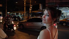 Woman cars traffic cities brunettes MFC LovelyKittie