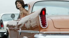 Woman cars vintage