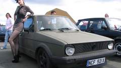 Woman cars Volkswagen