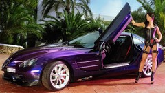 Woman cars widescreen Mercedes-Benz Veronica Zemanova mbz