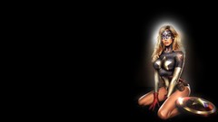 Woman cartoons captain america Simple Background
