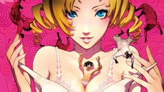 Woman Catherine drawings blondes blue eyes bra cleavage 