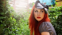Woman cats redheads deviantart