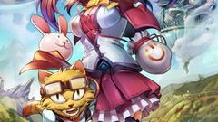 Woman cats Reiq rabbits