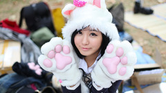 Woman catsuits asians cat