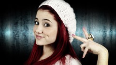 Woman Celebrity Actress ariana grande redheads dimples