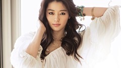 Woman Celebrity Actress asians long hair brunettes Korean Jeon 