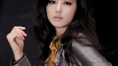 Woman Celebrity Actress asians long hair models black hair 