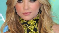 Woman Celebrity Actress blondes gray eyes ashley benson