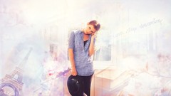 Woman Celebrity Actress brown eyes brunettes short hair emma 