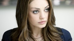 Woman Celebrity Actress brunettes mila kunis portraits