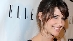 Woman Celebrity Actress cobie smulders blue eyes brunettes