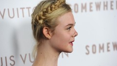 Woman Celebrity Actress elle fanning long neck