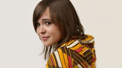 Woman Celebrity Actress ellen page Simple Background