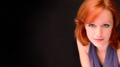 Woman Celebrity Actress green eyes redheads Lindy Booth