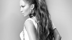 Woman Celebrity Actress jennifer lopez singers grayscale Latina