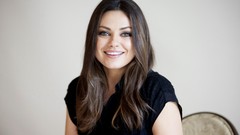 Woman Celebrity Actress long hair brunettes mila kunis 
