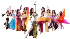 Woman Celebrity Actress models black hair belly dancers