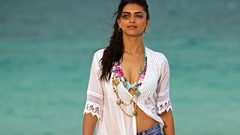 Woman Celebrity Actress models photo shoot black hair deepika 