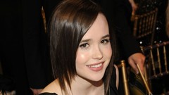 Woman Celebrity Actress smiling brunettes ellen page