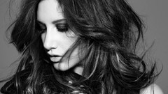 Woman Celebrity ashley tisdale singers grayscale