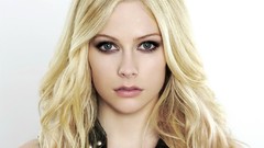 Woman Celebrity Avril Lavigne faces blondes blue eyes singers 