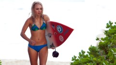 Woman Celebrity Beaches Actress annasophia robb bikini 