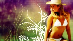 Woman Celebrity blondes doutzen kroes bikini Photo manipulation 