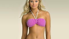 Woman Celebrity blondes lingerie elisandra tomacheski