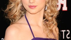 Woman Celebrity blondes taylor swift singers purple dress