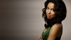 Woman Celebrity brown eyes brunettes curly hair black people