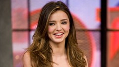 Woman Celebrity brunettes models miranda kerr dimples