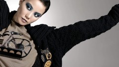 Woman Celebrity Chinese asians singers short hair black hair 