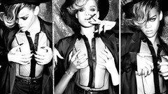 Woman Celebrity Cigarettes smoking rihanna blondes cigars 