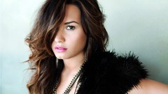Woman Celebrity demi lovato brown eyes brunettes portraits