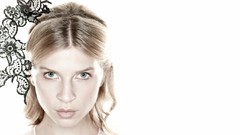 Woman Celebrity faces Actress blondes clemence poesy