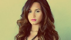 Woman Celebrity faces Actress demi lovato singers necklaces