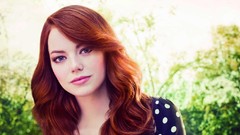 Woman Celebrity faces Actress emma stone redheads