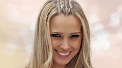 Woman Celebrity faces blondes long hair petra nemcova